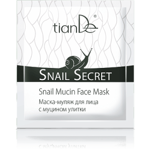 tianDe Maseczka - mularz do twarzy z mucyną ślimaka "Snail secret", 20 ml