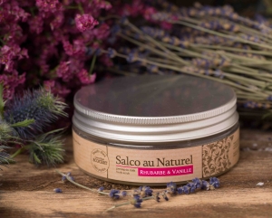 Peeling solny do ciała RHUBARBE VANILLE 200 g 